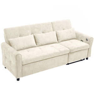 3 Seater Sofa Bed And Reversible Recliner