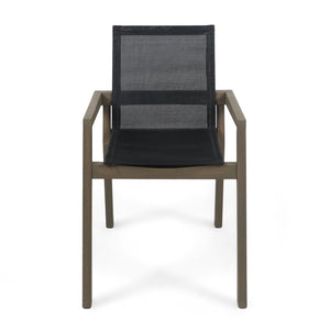Belfast - Dining Chair With Acacia Wood Frame And Seating (Set of 2)