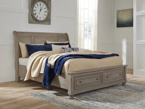 Lettner - Sleigh Bed - Best Buy Furniture