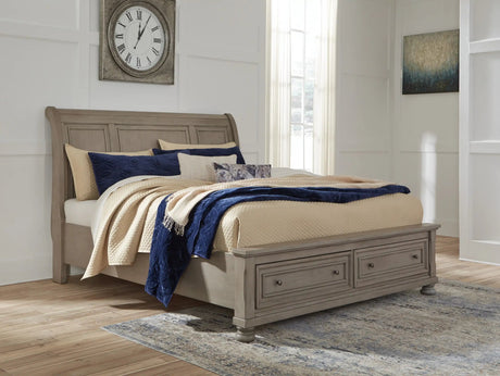 Lettner - Sleigh Bed - Best Buy Furniture