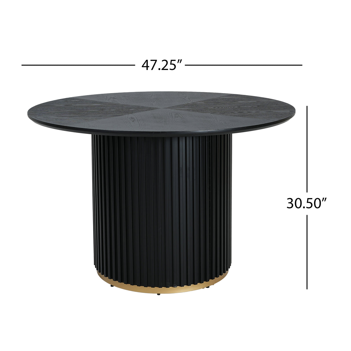 47.25" Round Pedestal Dining Table