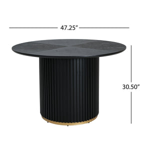 47.25" Round Pedestal Dining Table