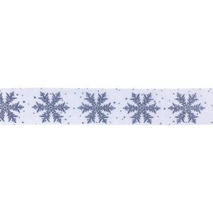 Glittered-Snowflake-Ribbon-(Set-of-2)-Ribbons-&-Trim