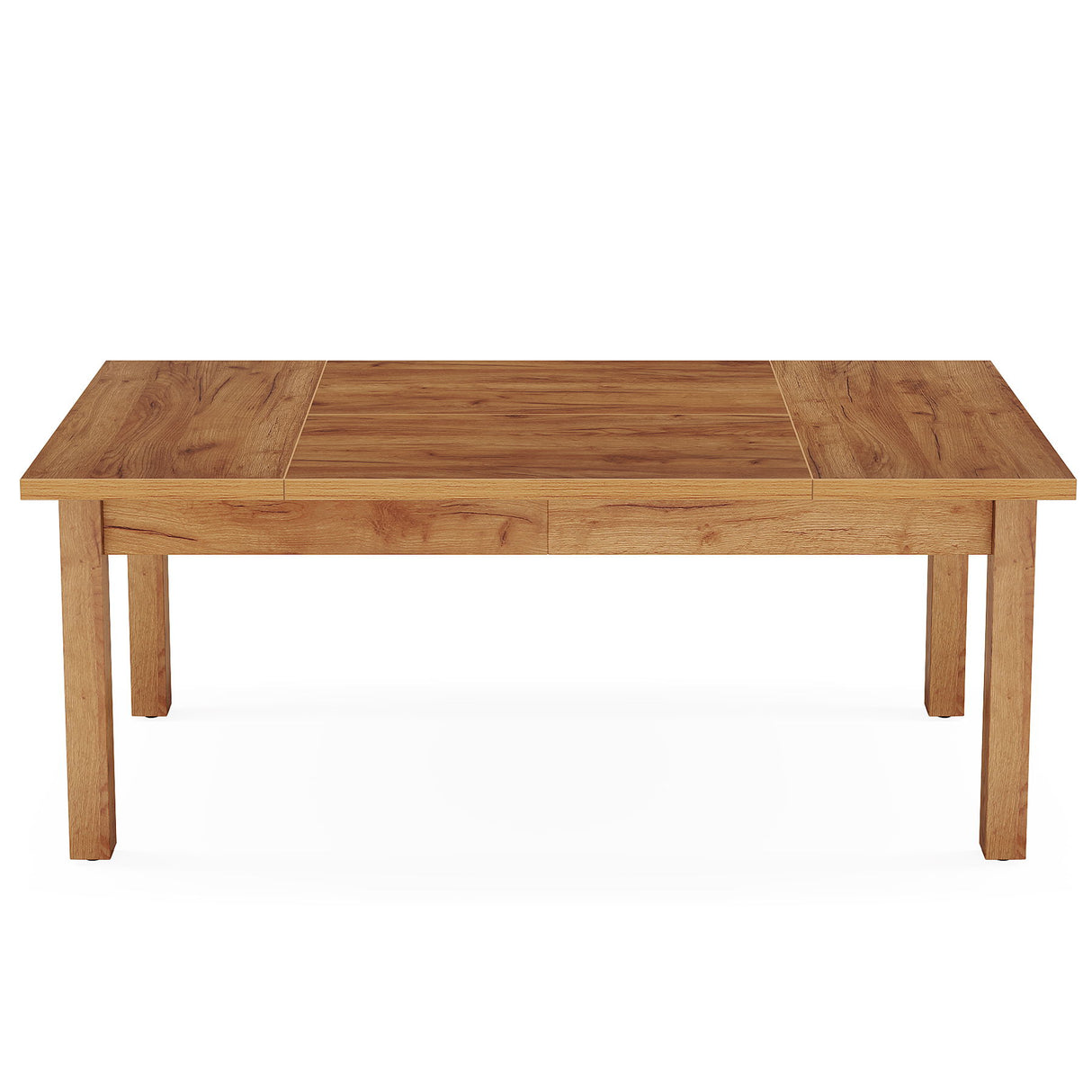 Executive Desk With Legs - Natural / Light Brown