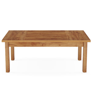 Executive Desk With Legs - Natural / Light Brown