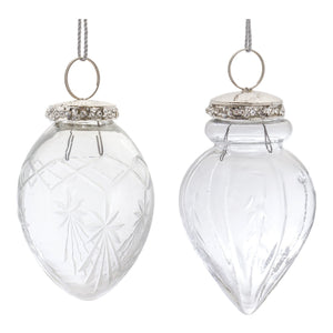 Etched-Glass-Teardrop-Ornament-(Set-of-6)-Christmas-Ornaments