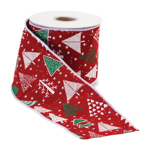 Holiday Tree Ribbon 4" x 10 yds.