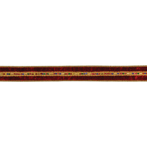 Red and Gold Ribbon 1.5" x 10 yds.