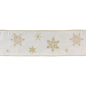 Elegant-Snowflake-Ribbon-(Set-of-2)-Ribbons-&-Trim