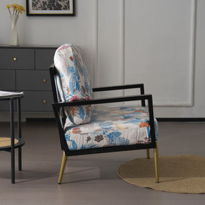 Modern Armchair With Solid Wood Frame
