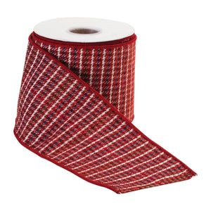 Traditional Plaid Ribbon 4" x 10 yds.