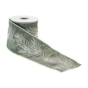 Pine Branch Ribbon 4" x 5 yds.