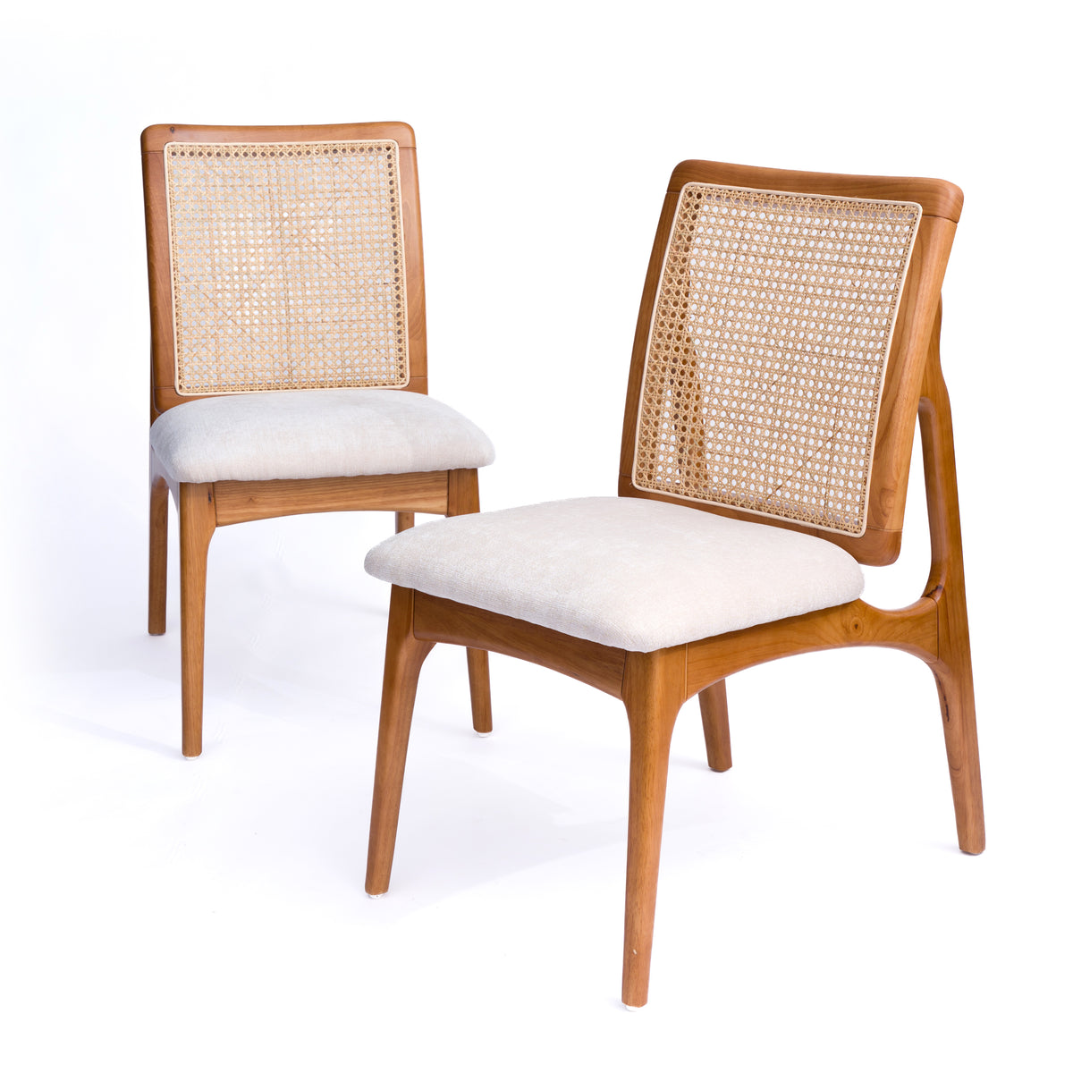 5-Piece Round Extendable Solid Wood Dining Table Set