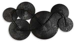 Rhetlen - Wall Decor - Black / Gold Finish - Best Buy Furniture