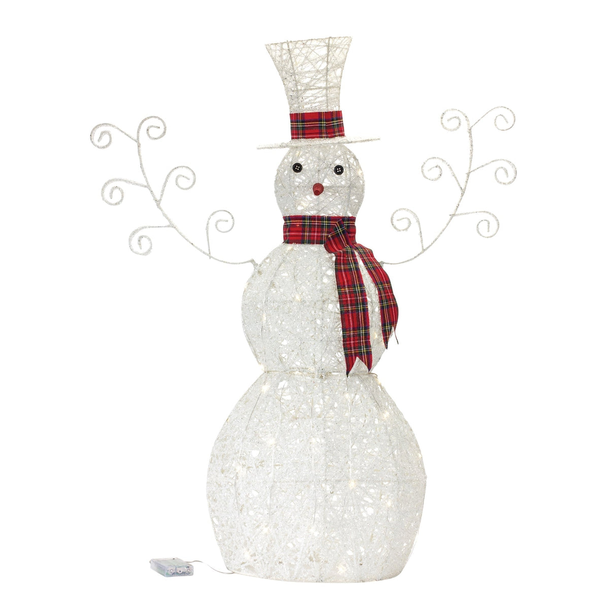 LED Lighted Snowman Decor (Set of 2)