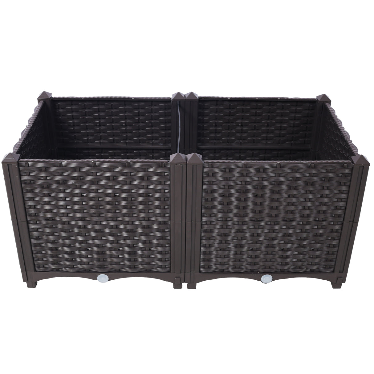 Deep Raised Garden Bed Plastic Planter Boxes