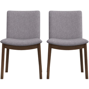 Laura - Mid-Century Modern Solid Wood Dining Chair (Set of 2)