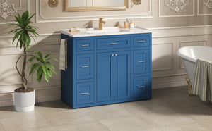 Navy Blue 48" Bathroom Vanity