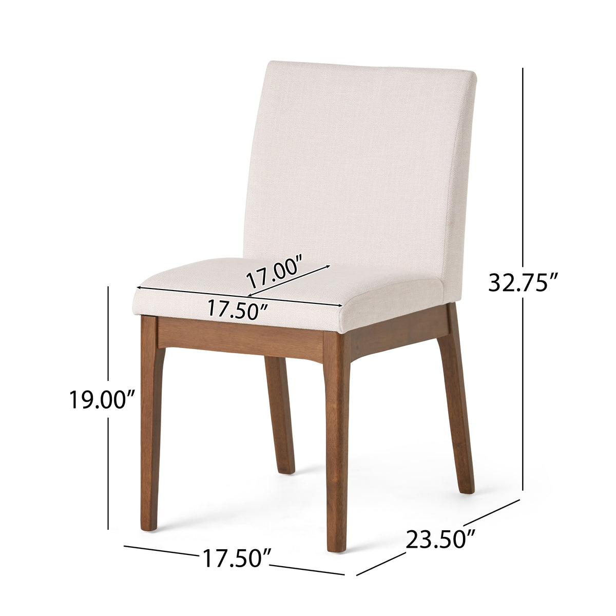 Set of 2 Contemporary Dining Chairs