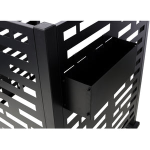 3.5x3.5FT Metal Air Conditioner Privacy Fence with Planter Boxes