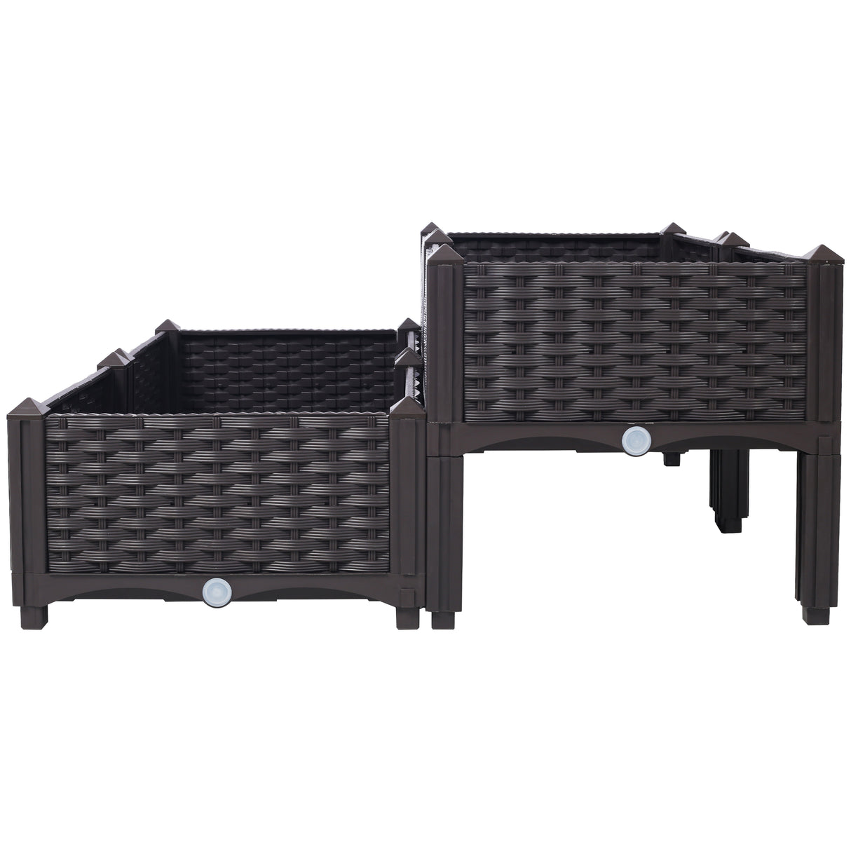 4 Piece Raised Garden Bed with Legs
