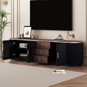Vibe Haus 70.8'' Modern Minimalist TV Stand for TVs up to 80 Inches