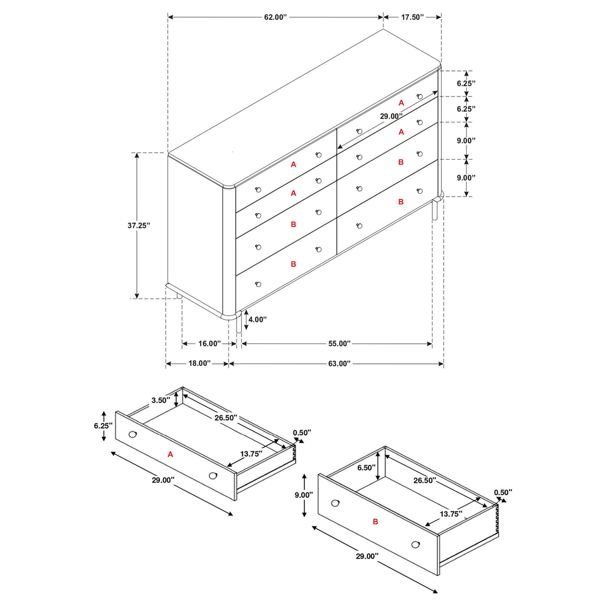 Anser - Modern Bedroom Set