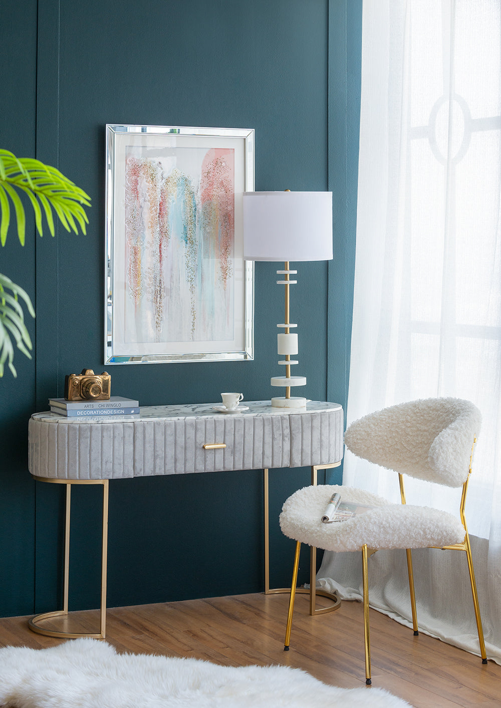 D15x30" Table Lamp (Lamp Shade Assembly Required)