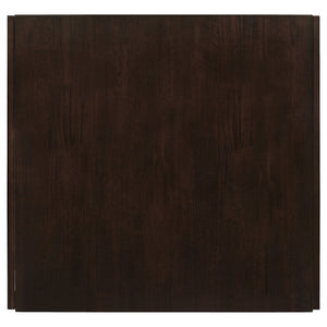 Dining Table With Drop Extension Leaf Table With Foldable Ends For Compact Spaces - Brown