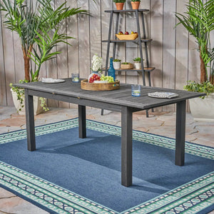 Outdoor Expandable Dining Table With Square Legs - Best Buy Furniture