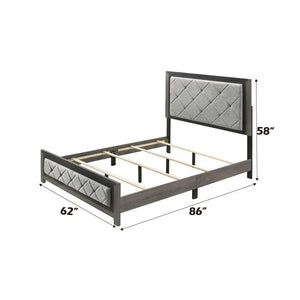 Jehoram Queen Bed Gray