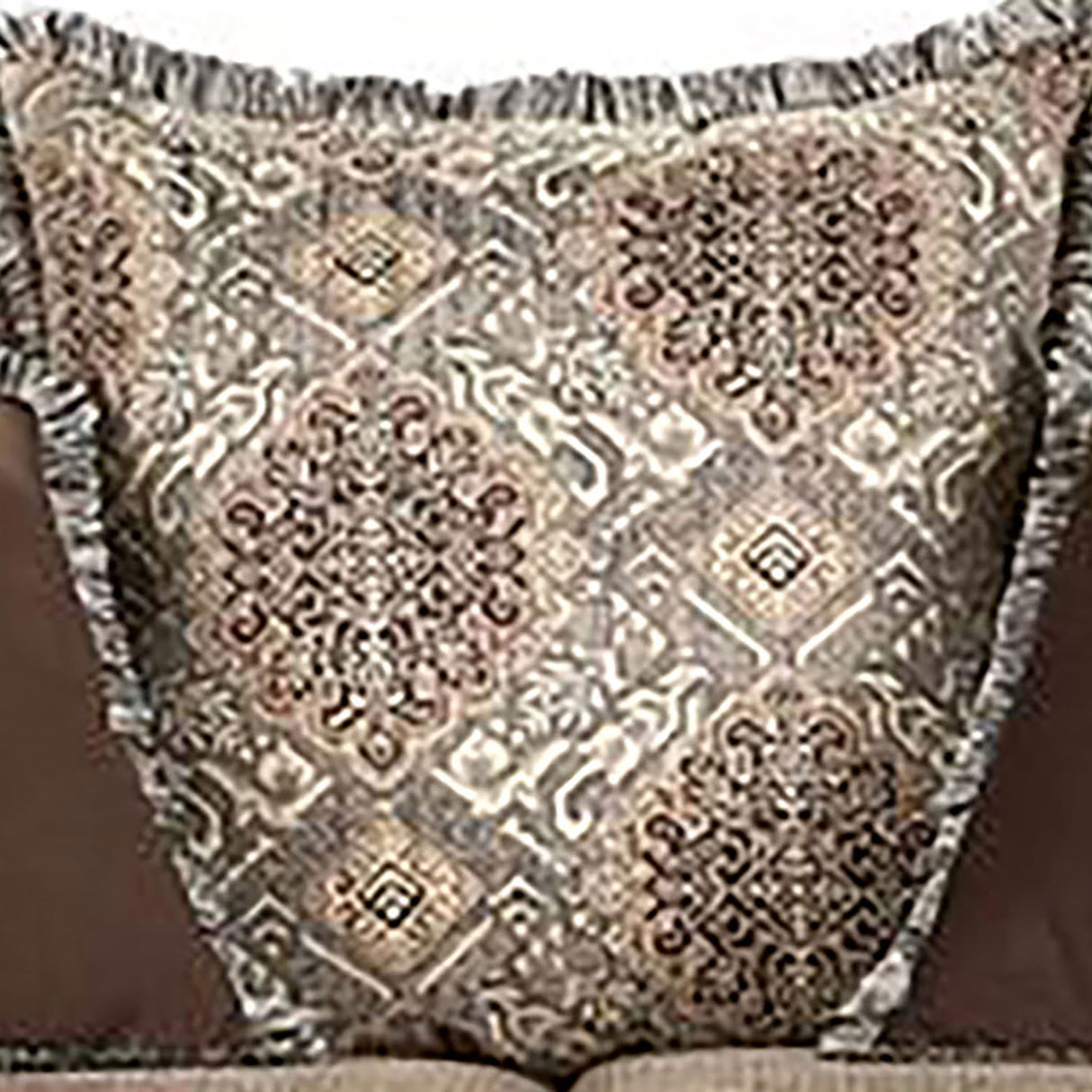 Brookridge - Rolled Arm Loveseat Sofa With Upholstery - Brown