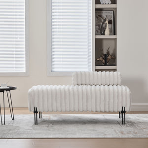 Mini Loveseat With Adjustable Backrest