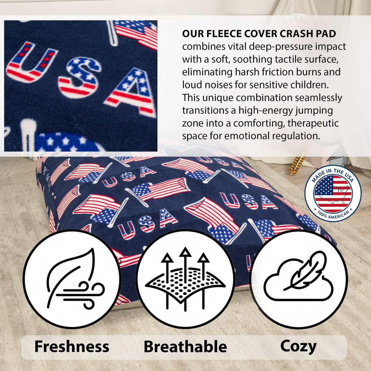 Sensory Crash Pad for Kids & Adults