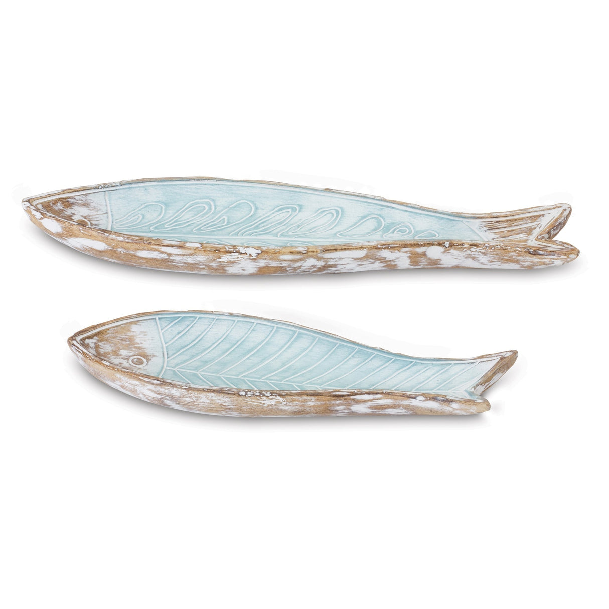 Geometric-Etched-Fish-Plate-(Set-of-2)-Plates