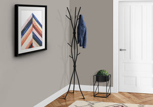 Coat Rack, Hall Tree, Free Standing, 11 Hooks, Entryway, Contemporary & Modern - Best Buy Furniture