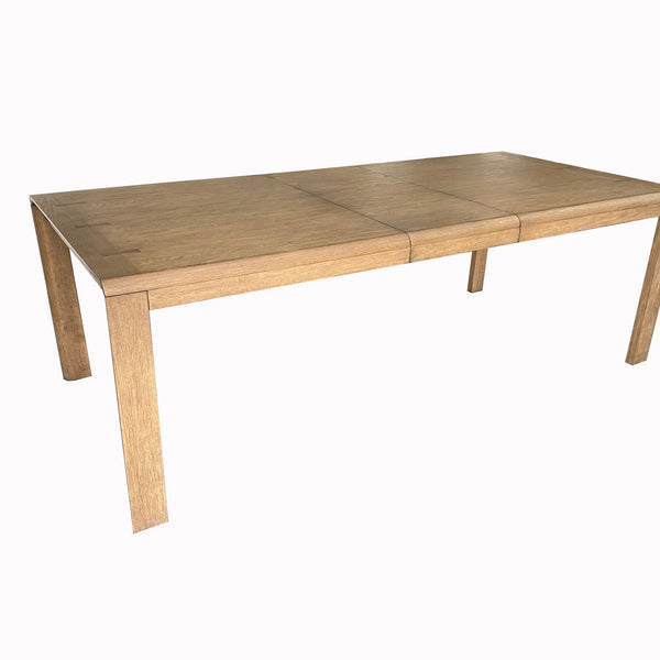 Dining Table With Leaf - Light Brown