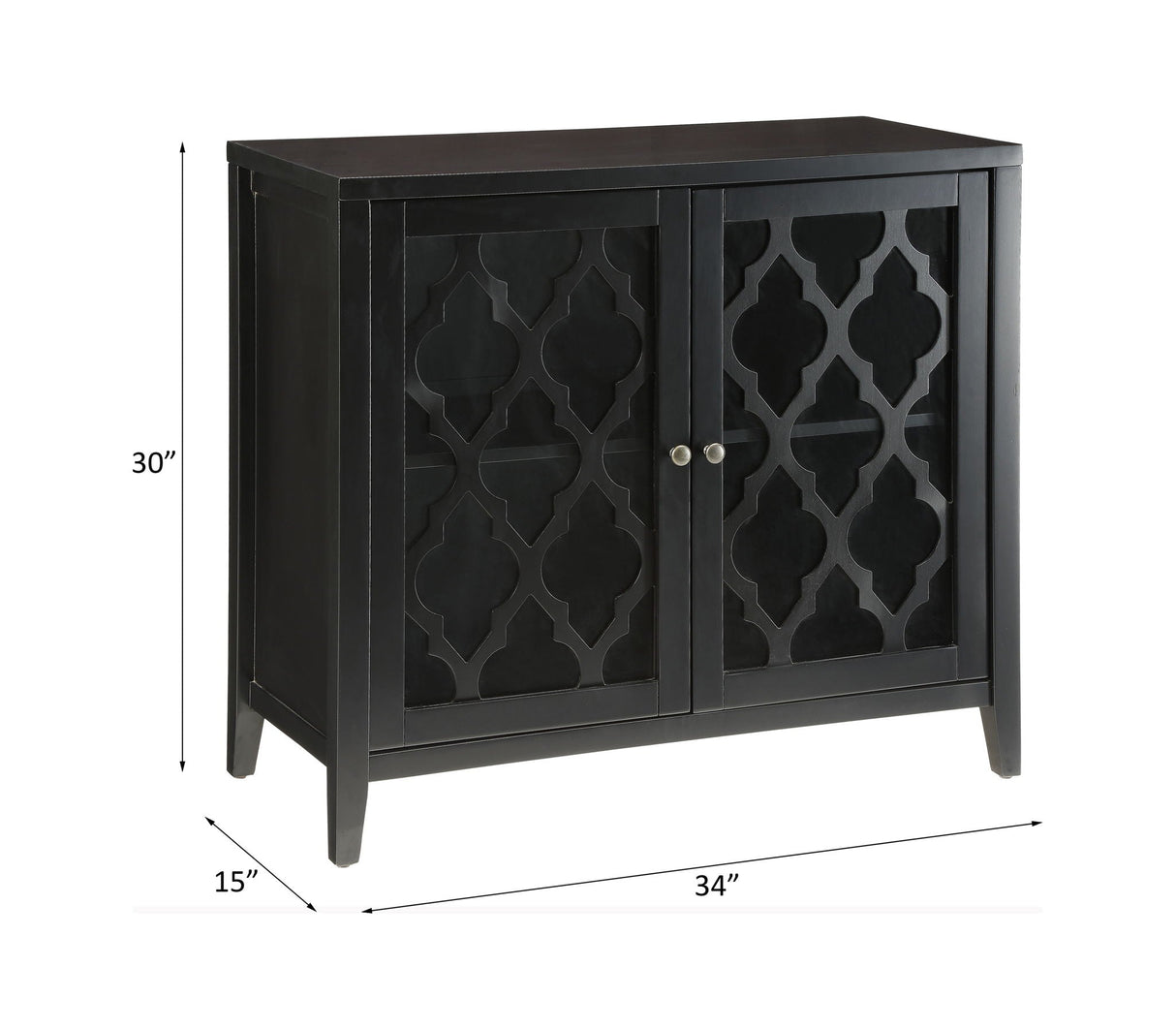 Ceara - Console Cabinet - Black - Best Buy Furniture