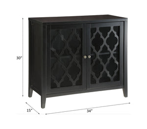 Ceara - Console Cabinet - Black - Best Buy Furniture