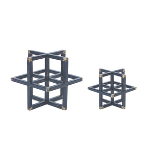 Modern-Metal-Star-Sculpture-(Set-of-2)-Sculptures-&-Statues