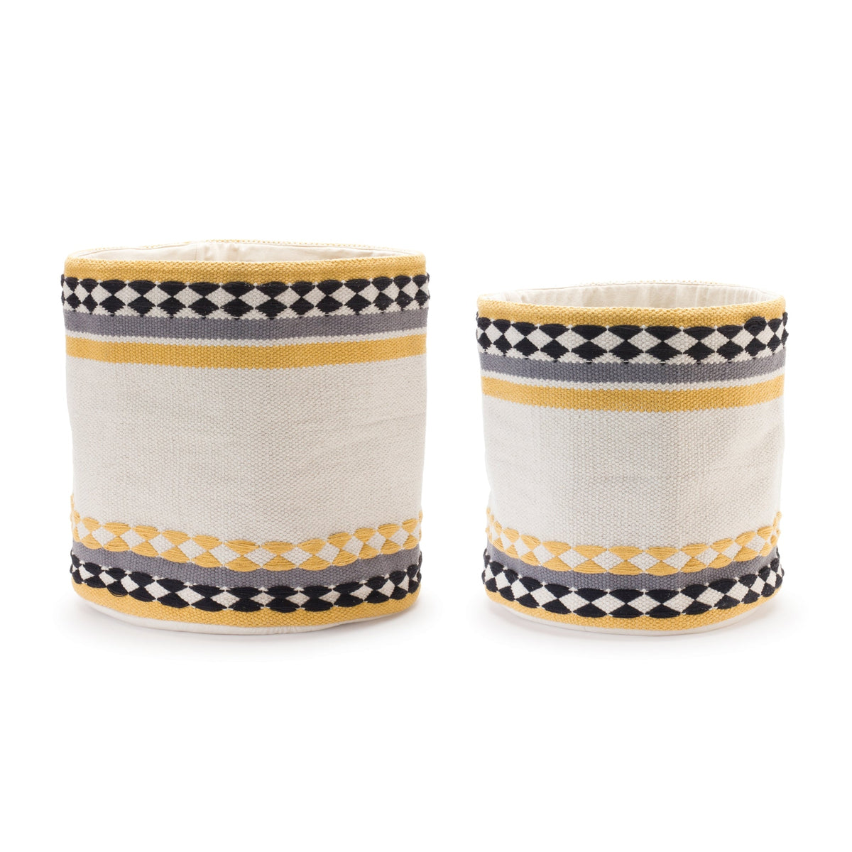 Striped-Cotton-Basket-(Set-of-2)-Decorative-Baskets-&-Storage