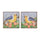 Framed-Bird-Canvas-Block-(Set-of-4)-Wall-Art