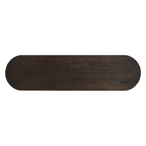 Console Table With Fluted Legs, Open Shelf