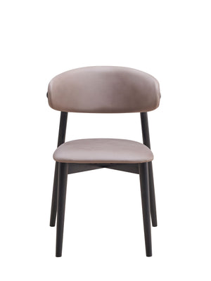 Lanae - Polished Microfiber Side Chair (Set of 2) - Gray - Best Buy Furniture