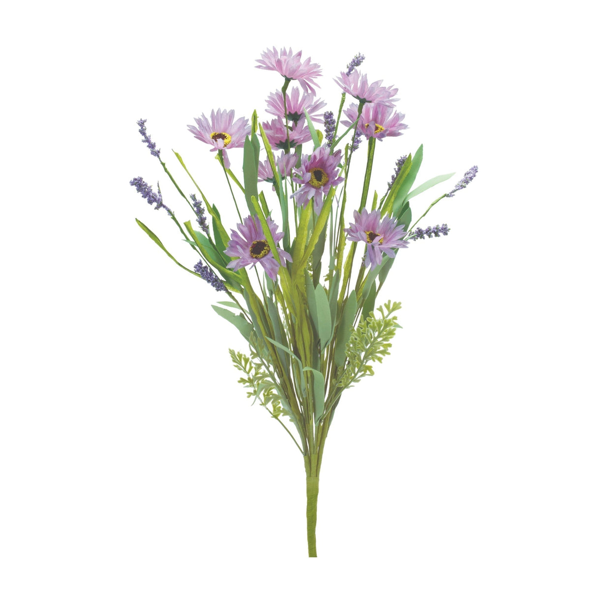 Mixed-Daisy-Bush-(Set-of-6)-Artificial-Flowering-Plants