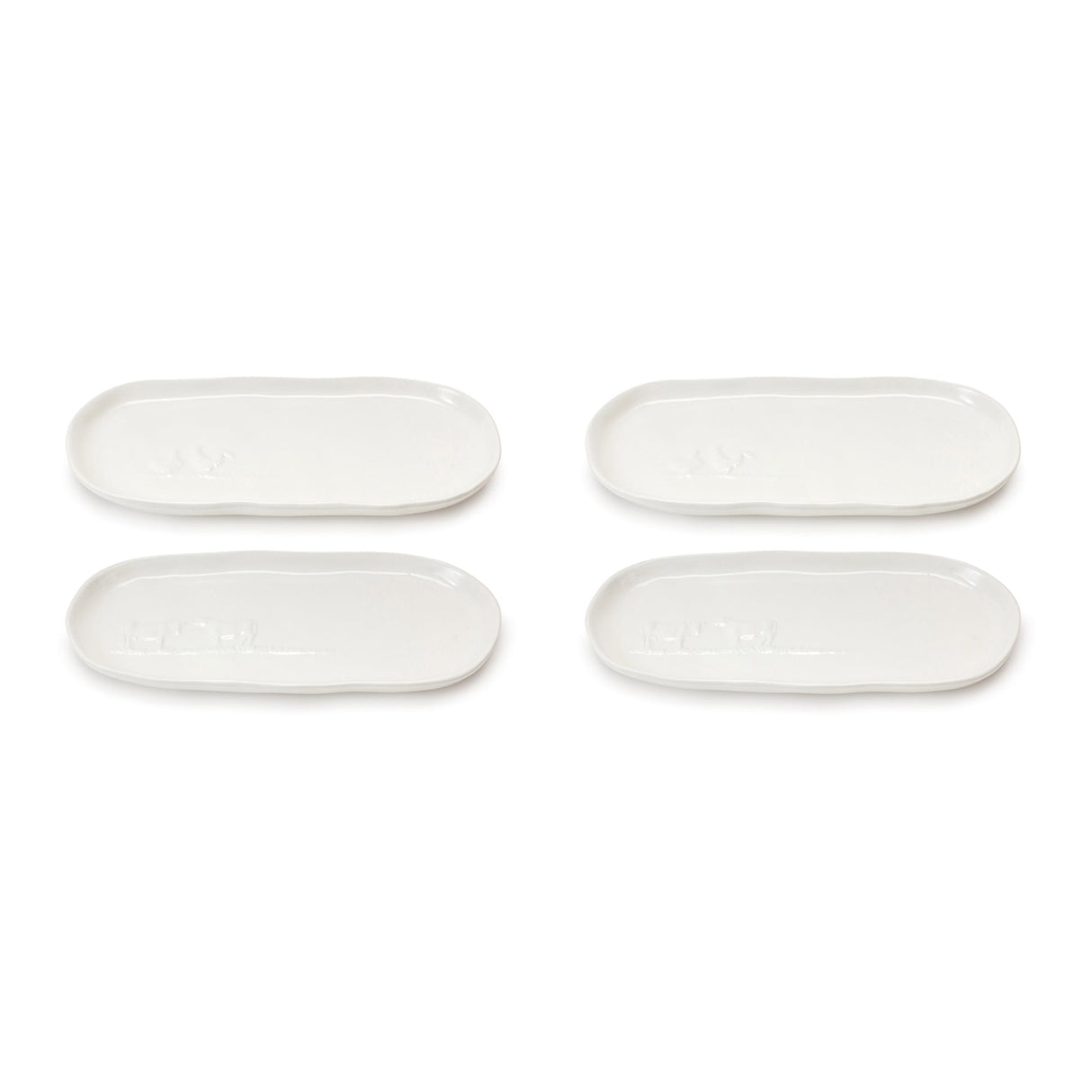 Ceramic Farm Animal Platter (Set of 4)