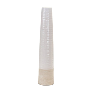 Stoneware floor vase 23.5"h