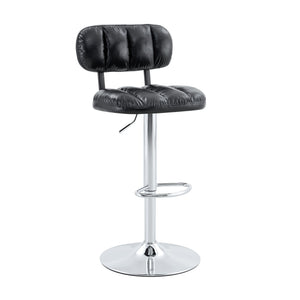 Adjustable Height Bar Stools With Footrest For Kitchen Island (Set of 2)