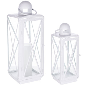Curved-metal-lantern-(set-of-2)-Outdoor-Lighting