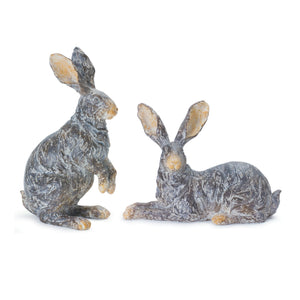 Garden-rabbit-figurine-(set-of-2)-Figurines